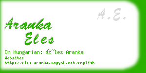 aranka eles business card